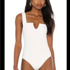 Show Me Your Mumu White Arlo Bodysuit